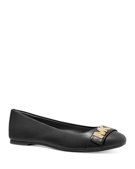 michael michael kors alice ballet flats black|michael kors jilly ballet flats.